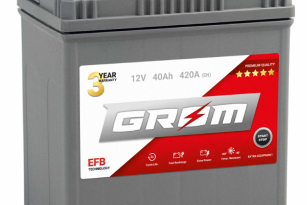 Ogłoszenie - Akumulator 40Ah 420A Japan Lewy Grom efb start&stop - Starogard Gdański - 330,00 zł