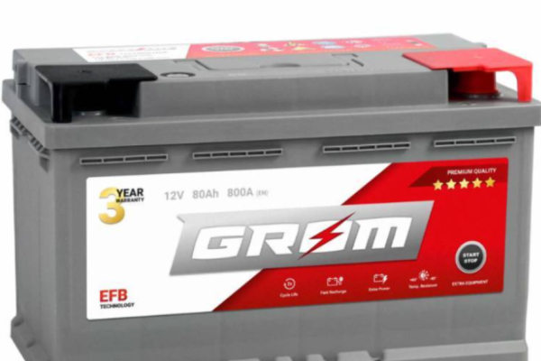 Ogłoszenie - Akumulator 80Ah 800A Grom efb start&stop - Starogard Gdański - 600,00 zł