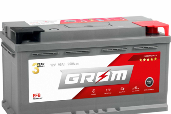 Ogłoszenie - Akumulator 95Ah 950A Grom efb start&stop - Starogard Gdański - 650,00 zł