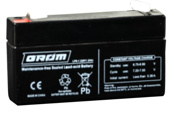 Ogłoszenie - Akumulator żelowy 1.2Ah 6V GROM AGM Chopina 1 696X685X321 - Płock - 35,00 zł