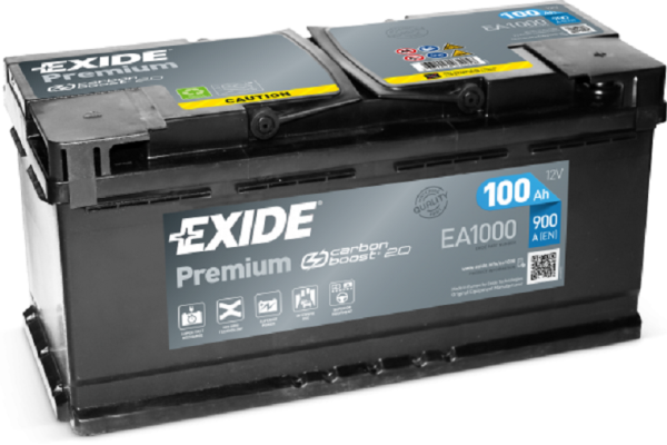 Ogłoszenie - Akumulator 100Ah 900A Exide Premium EN Prawy Plus - Białystok - 495,00 zł