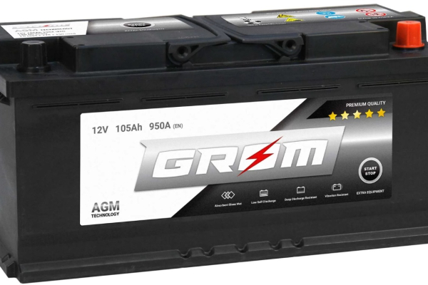 Ogłoszenie - Akumulator 105Ah 950A GROM Agm Start-Stop - Lubuskie - 960,00 zł