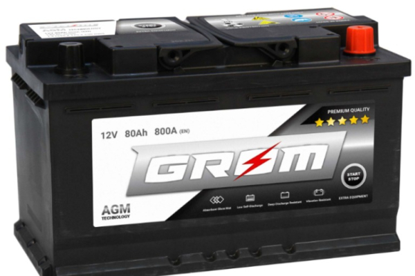 Ogłoszenie - Akumulator 80Ah 800A Grom Agm Start&Stop Prawy Plus - 730,00 zł