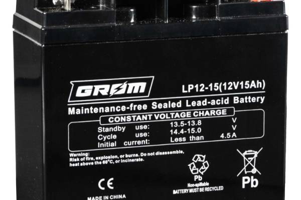 Ogłoszenie - Akumulator żelowy 15Ah GROM 12V  LP12-15 - Konin - 129,00 zł
