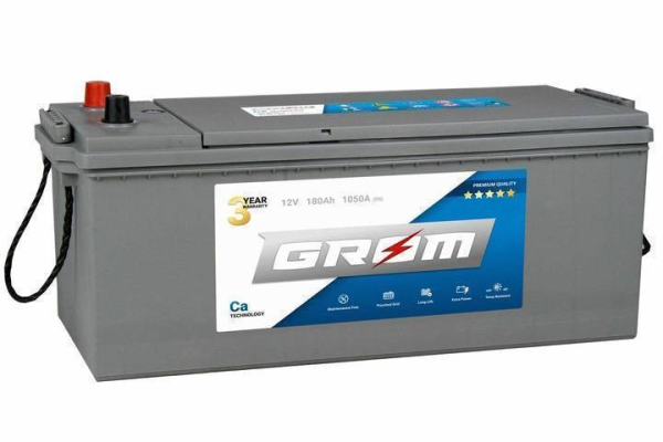 Ogłoszenie - Akumulator 180Ah 1050A EN GROM LEWY PLUS - Białystok - 900,00 zł