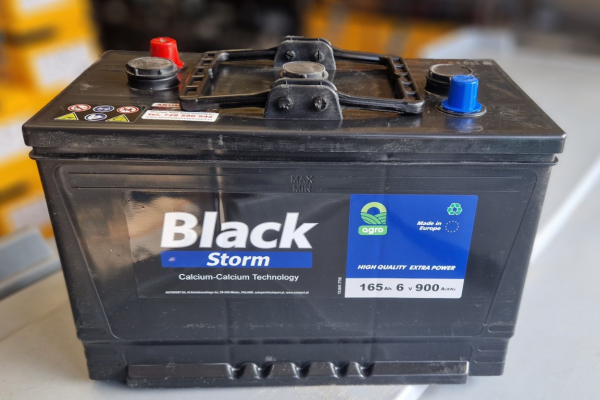 Ogłoszenie - Akumulator 165Ah 900A 6V Black Storm  rolniczny   NOWY - 280,00 zł