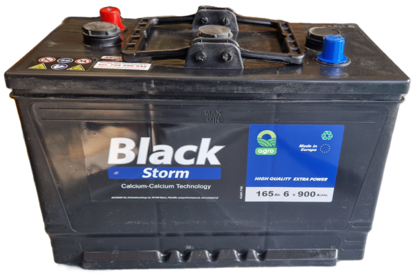 Ogłoszenie - Akumulator 165Ah 900A 6V Black Storm  rolniczny   NOWY - 280,00 zł