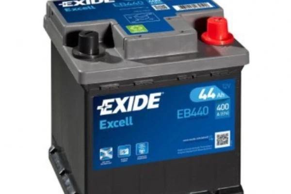 Ogłoszenie - Akumulator Exide Excell 44Ah 400A EB440 kostka prawy plus - Gniezno - 239,00 zł