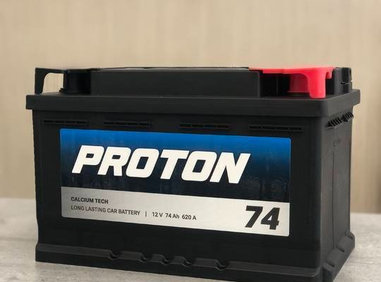 Ogłoszenie - Akumulator 74Ah 620A EN PROTON PRAWY PLUS - Białystok - 229,00 zł