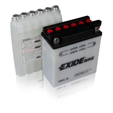 Ogłoszenie - Akumulator motocyklowy Exide eb5l-b  yb5l-b  12V 5Ah 65A EN P+ - Lubin - 95,00 zł