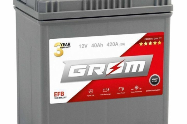Ogłoszenie - Akumulator Grom EFB start stop 40Ah 420A Japan L+ - Gniezno - 330,00 zł