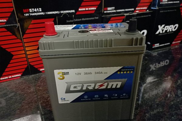 Ogłoszenie - Akumulator 38Ah 340A EN GROM Premium Japan Lewy Plus - Poznań - 290,00 zł