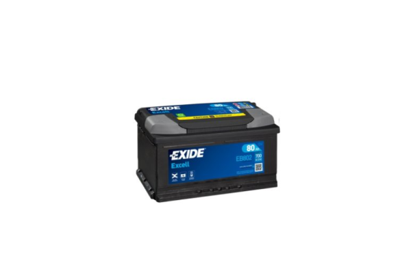 Ogłoszenie - Akumulator 80Ah 700A Exide Excell EB802 EN prawy plus - 425,00 zł