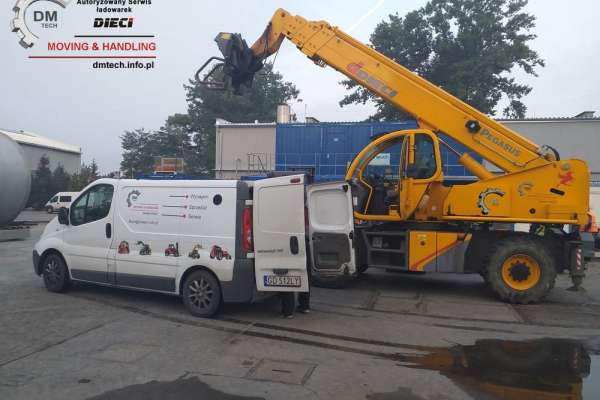 Ogłoszenie - Serwis ładowarek teleskopowych, wózków widłowych i wiertnic