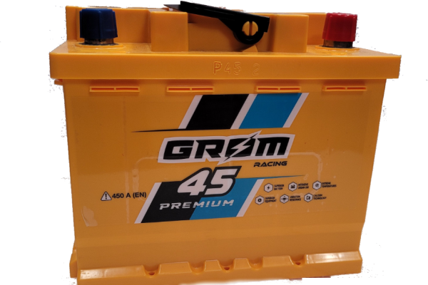 Ogłoszenie - Akumulator 45Ah 450A Grom Racing Prawy Plus - Białystok - 310,00 zł