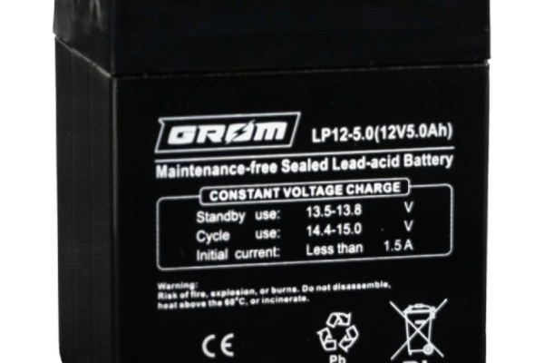 Ogłoszenie - Akumulator żelowy 12V 5Ah GROM LP12-5.0 - Gniezno - 49,00 zł