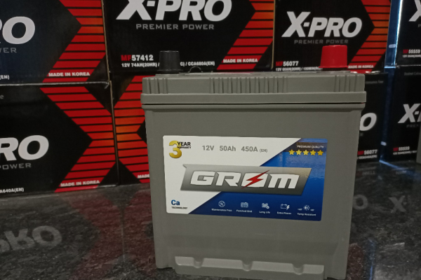 Ogłoszenie - Akumulator 50Ah 450A EN GROM Premium Japan Prawy Plus - Poznań - 350,00 zł