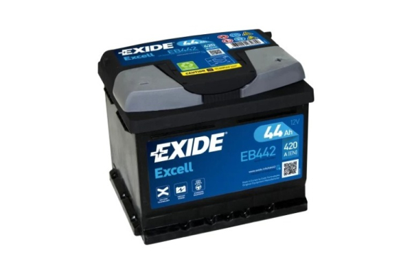 Ogłoszenie - Akumulator Exide Excell 44Ah 420A EB442 Prawy Plus - Częstochowa - 260,00 zł