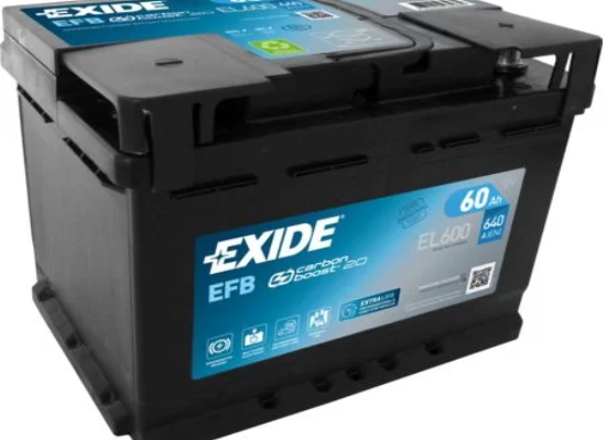 Ogłoszenie - Akumulator 60Ah 640A 12V Exide EL600 EFB CHOPINA 1 DARMOWA DOSTAWA CHOPINA 1 - Płock - 460,00 zł