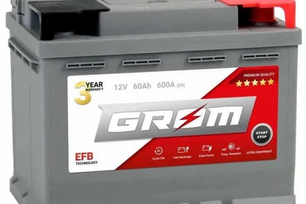 Ogłoszenie - Akumulator 60Ah 600A Grom EFB Prawy Plus - Białystok - 470,00 zł