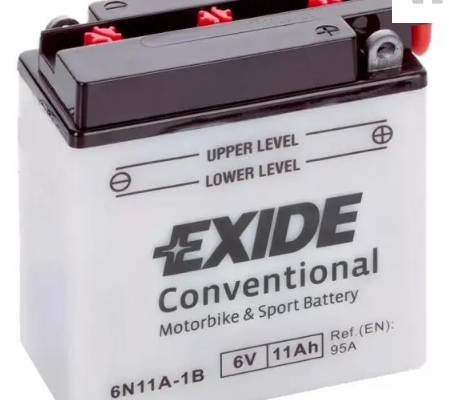 Ogłoszenie - Akumulator 6N11A-1B 6V 11Ah 95A EN EXIDE P+ - Poznań - 95,00 zł