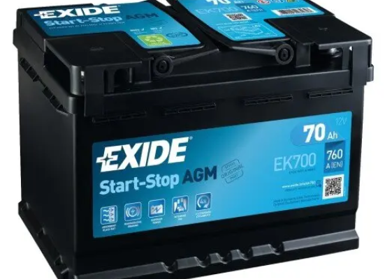 Ogłoszenie - Akumulator 70Ah 760A 12V EXIDE AGM EK700 PŁOCK CHOPINA 1 DARMOWA DOSTAWA - Płock - 640,00 zł