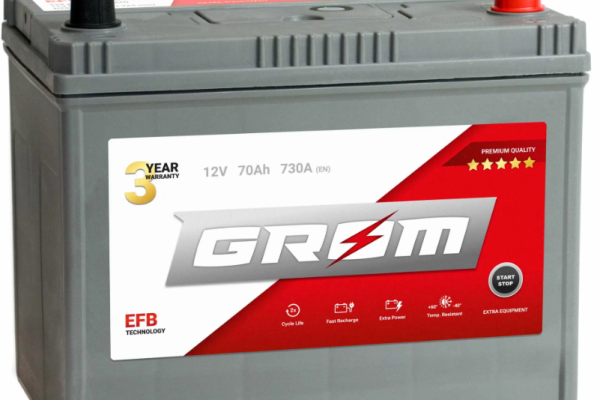 Ogłoszenie - Akumulator 70Ah GROM EFB START&STOP 730A JAPAN DARMOWY DOWÓZ - Płock - 540,00 zł