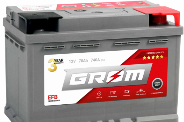 Ogłoszenie - Akumulator 70Ah GROM EFB START&STOP 740A DARMOWY DOWÓZ - Płock - 560,00 zł