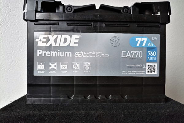 Ogłoszenie - Akumulator 12V 77Ah 760A Exide Premium - Chorzów - 389,00 zł