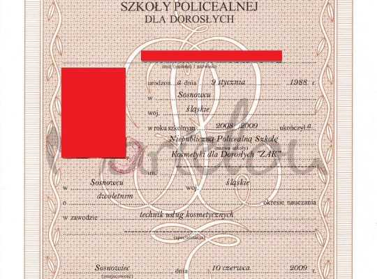 Ogłoszenie - Gdzie kupić świadectwo ukończenia szkoły średniej. Oferujemy wpis do akt szkoły lub uczelni z potwierdzenie w kuratorium - Łódź - 950,00 zł