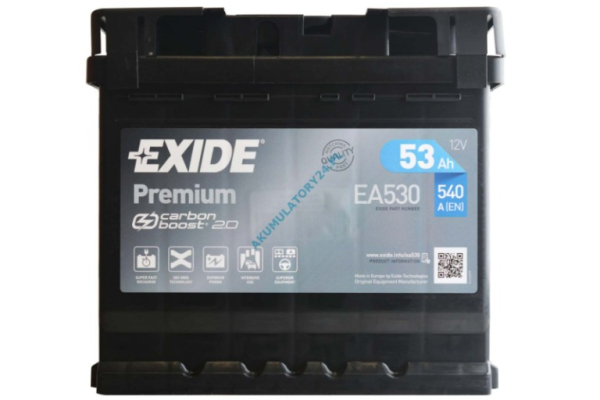 Ogłoszenie - Akumulator Exide Premium 53Ah 540A - Gdynia - 300,00 zł