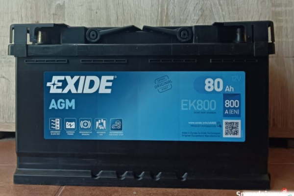 Ogłoszenie - Akumulator Exide AGM Start&Stop 80Ah 800A P+ Szczecin W. Kadłubka 39 - Szczecin - 710,00 zł