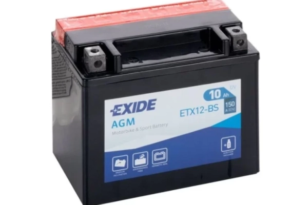 Ogłoszenie - Akumulator motocyklowy Exide Etx12-Bs Ytx12-Bs 12V 10Ah 150A - Gdynia - 175,00 zł