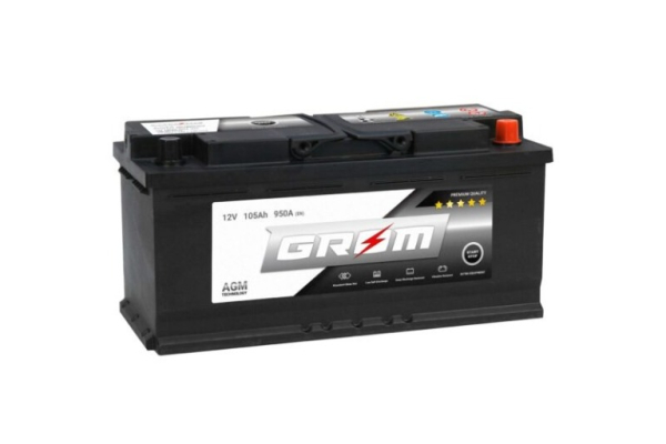 Ogłoszenie - Akumulator 105Ah 950A Grom AGM - Koszalin - 960,00 zł