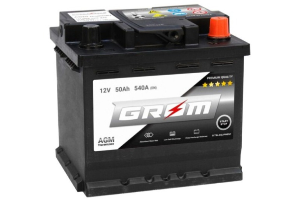 Ogłoszenie - Akumulator 50Ah 540A GROM AGM - Koszalin - 520,00 zł