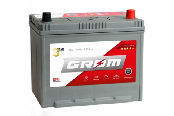 Ogłoszenie - Akumulator 70Ah 730A Grom EFB. Zdjęcie 1