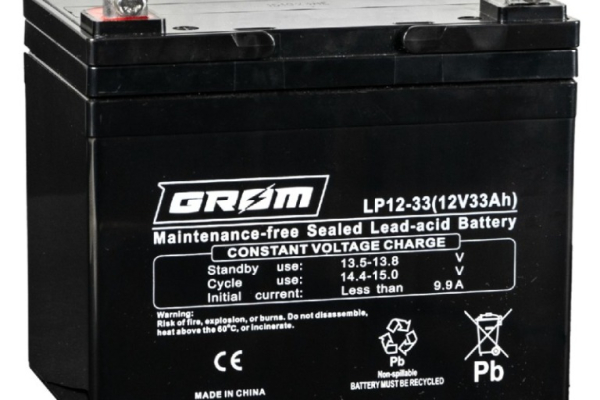 Ogłoszenie - Akumulator żelowy 12V 33Ah GROM - Chojnice - 230,00 zł