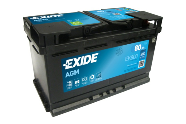 Ogłoszenie - Akumulator 80Ah Exide agm start&stop EK800 800A EN - Zielona Góra - 710,00 zł