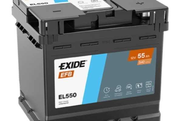 Ogłoszenie - Akumulator 55Ah 540A Exide EL550 Efb P+ - Zielona Góra - 399,00 zł