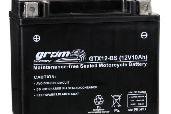 Ogłoszenie - Akumulator motocyklowy 12V 10Ah 180A L+ GROM - Chojnice - 175,00 zł