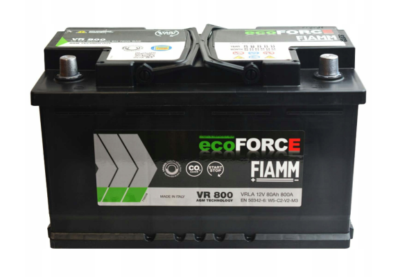 Ogłoszenie - Akumulator 80Ah 800A FIAMM ECOFORCE AGM START&STOP - Bydgoszcz - 910,00 zł
