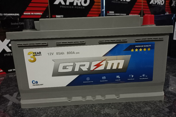 Ogłoszenie - Akumulator 85Ah 800A EN GROM Premium niski - Poznań - 490,00 zł