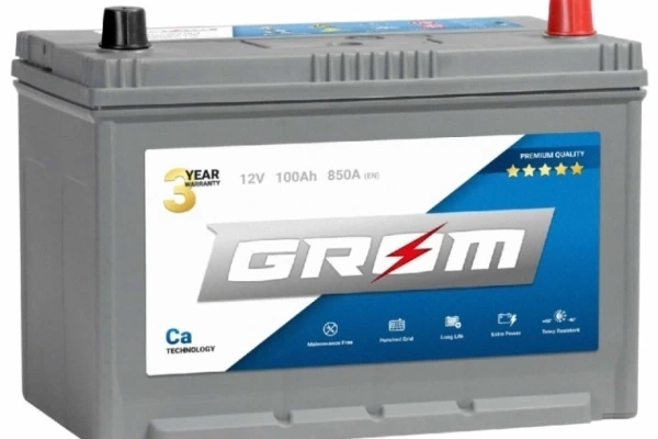 Ogłoszenie - Akumulator GROM Premium 100Ah 850A Japan Prawy plus - Gniezno - 580,00 zł