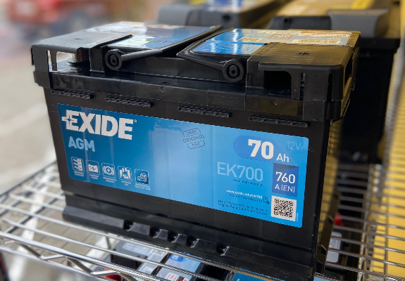 Ogłoszenie - Akumulator 70Ah 760A EN EXIDE EK700 AGM START&STOP - Poznań - 640,00 zł