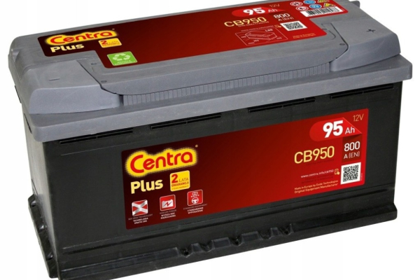 Ogłoszenie - Akumulator 95Ah 800A Centra PLUS CB950 Olsztyn Kętrzyńskiego 8 668x648x053 - Olsztyn - 499,00 zł