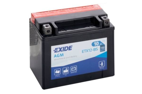 Ogłoszenie - Akumulator motocyklowy Exide ETX12-BS 12v 10Ah - Szczecin - 164,00 zł