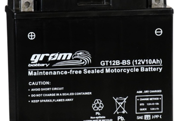 Ogłoszenie - Akumulator motocyklowy Grom GT12B-BS 12V 10Ah 180A - Szczecin - 190,00 zł
