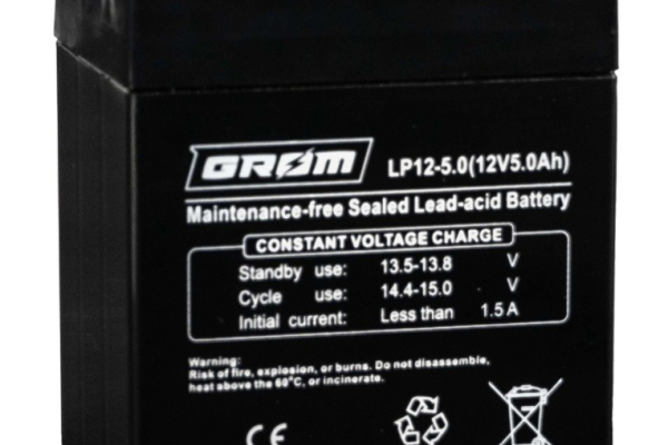 Ogłoszenie - Akumulator żelowy GROM 12V 5Ah LP12-5.0 - Rumia - 49,00 zł