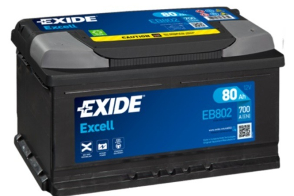 Ogłoszenie - Akumulator Exide Excell 80Ah 700A EB802 EN Prawy plus - Rumia - 419,00 zł