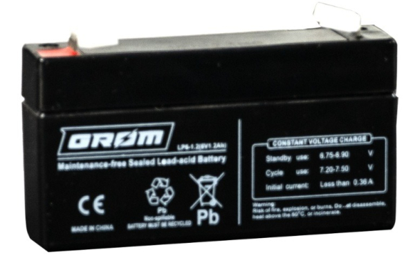 Ogłoszenie - Akumulator GROM LP6-1.2 1.2Ah 6V - Rumia - 35,00 zł